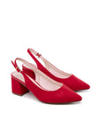 red wide fit heels