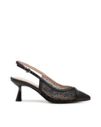 black wide fit heels