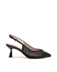 black wide fit heels