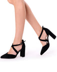 Finula Wide Fit Heels | Paradox London