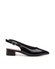 Wide fit black shoes