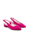 Pink court shoes