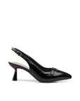 Schwarze Pumps mit breiter Passform