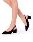 Flynn Wide Fit Heels | Paradox London