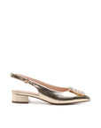 Champagne Low Heel Slingback