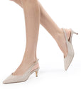 Galina Wide Fit Kitten Heel