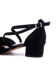 black wide fit shoes