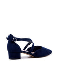 navy low heels
