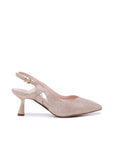 Wide Fit Champagne Heels