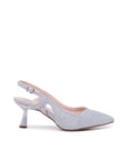 Wide Fit Silver Heels
