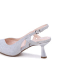 wide fir silver shoes