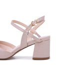 Block Heel Blush Shoes