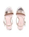 Gold Heeled Sandals