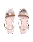 Gold Heeled Sandals