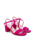 Strappy wide fit heels
