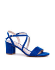 Blue wedding guest heels