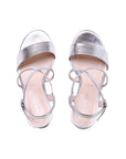 silver wedding guest shoes