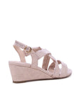 Janis Wide Fit Wedge Sandals | Paradox London