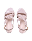 Janis Wide Fit Wedge Sandals | Paradox London