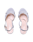 Comfortable Silver Heels
