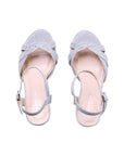 Comfortable Silver Heels