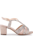 Nadia Wide Fit Glitter Sandals | Paradox London