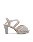 Silver Platform Sandals
