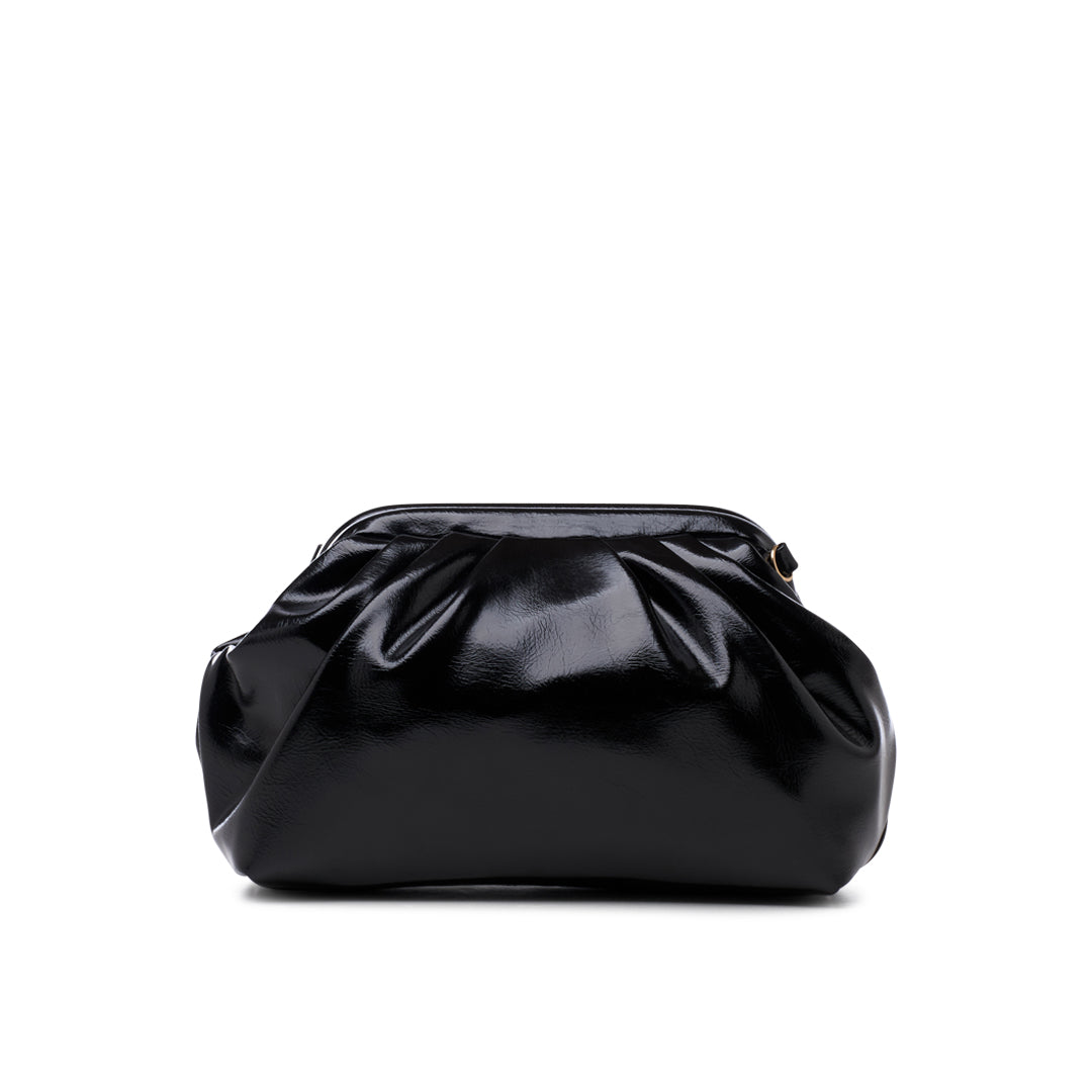 black clutch bag
