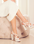 Cosette Platform Wedding Sandals