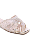 Soleil Wide Fit Diamante Sandals