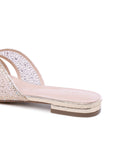 Soleil Wide Fit Diamante Sandals