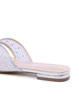 Soleil Wide Fit Diamante Sandals
