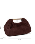 Oaklee Ruched Clutch Bag
