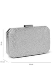 Divya Diamante Box Clutch Bag