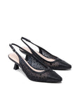 Tamsin Kitten Slingback Heels | Paradox London