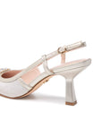 Tara Flared Slingback Heels | Paradox London