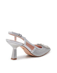 Tara Flared Slingback Heels | Paradox London