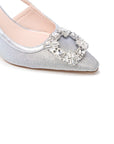 Tara Flared Slingback Heels | Paradox London