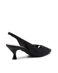Tegan Kitten Slingback Heels | Paradox London