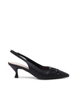 Black Sling back Heels