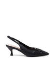 Black Sling back Heels