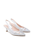 Tegan Kitten Slingback Heels | Paradox London