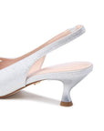 Tegan Kitten Slingback Heels | Paradox London