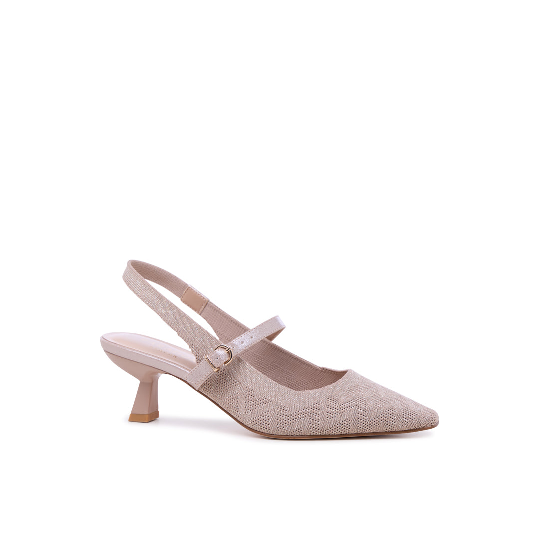 トップス pedestalpolo Tropicana Navy | Knit Fabric Comfortable Sling Back Heels
