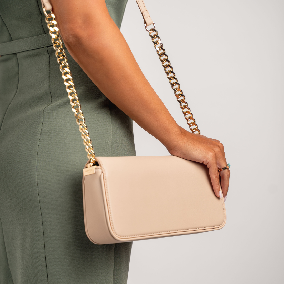 Nude chain bag deals