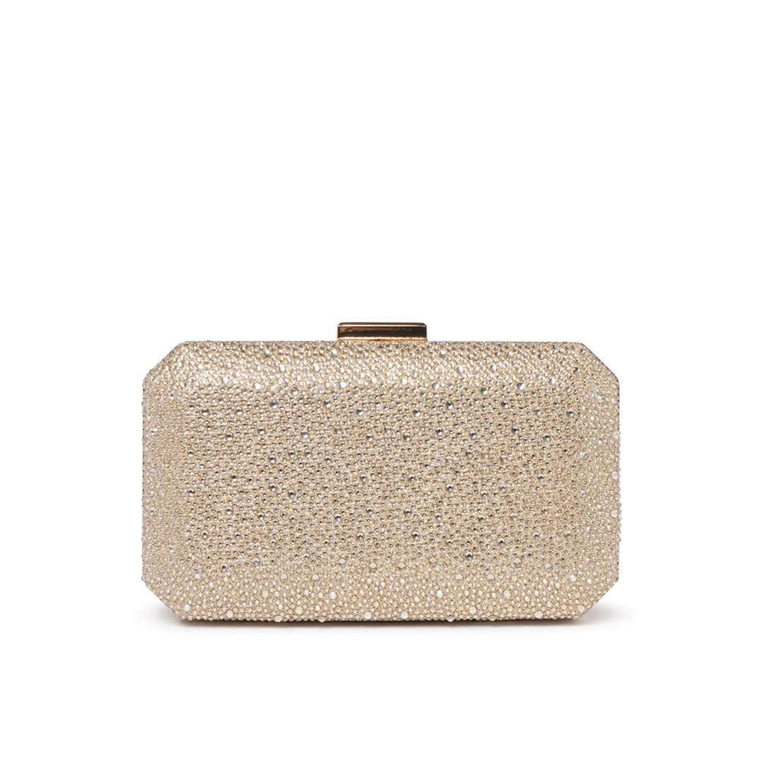 Divya Diamante Box Clutch Bag