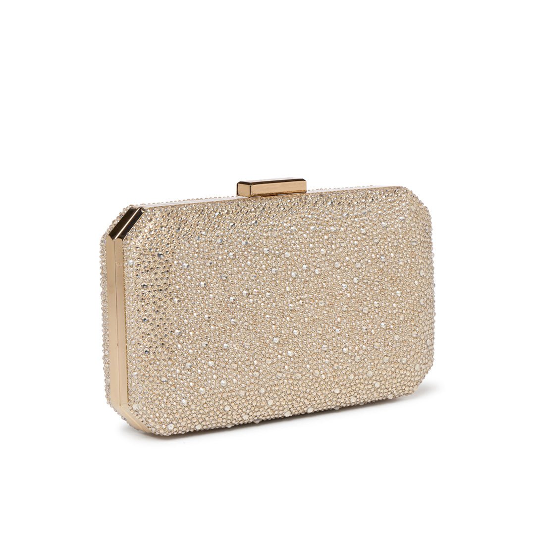Divya Diamante Box Clutch Bag