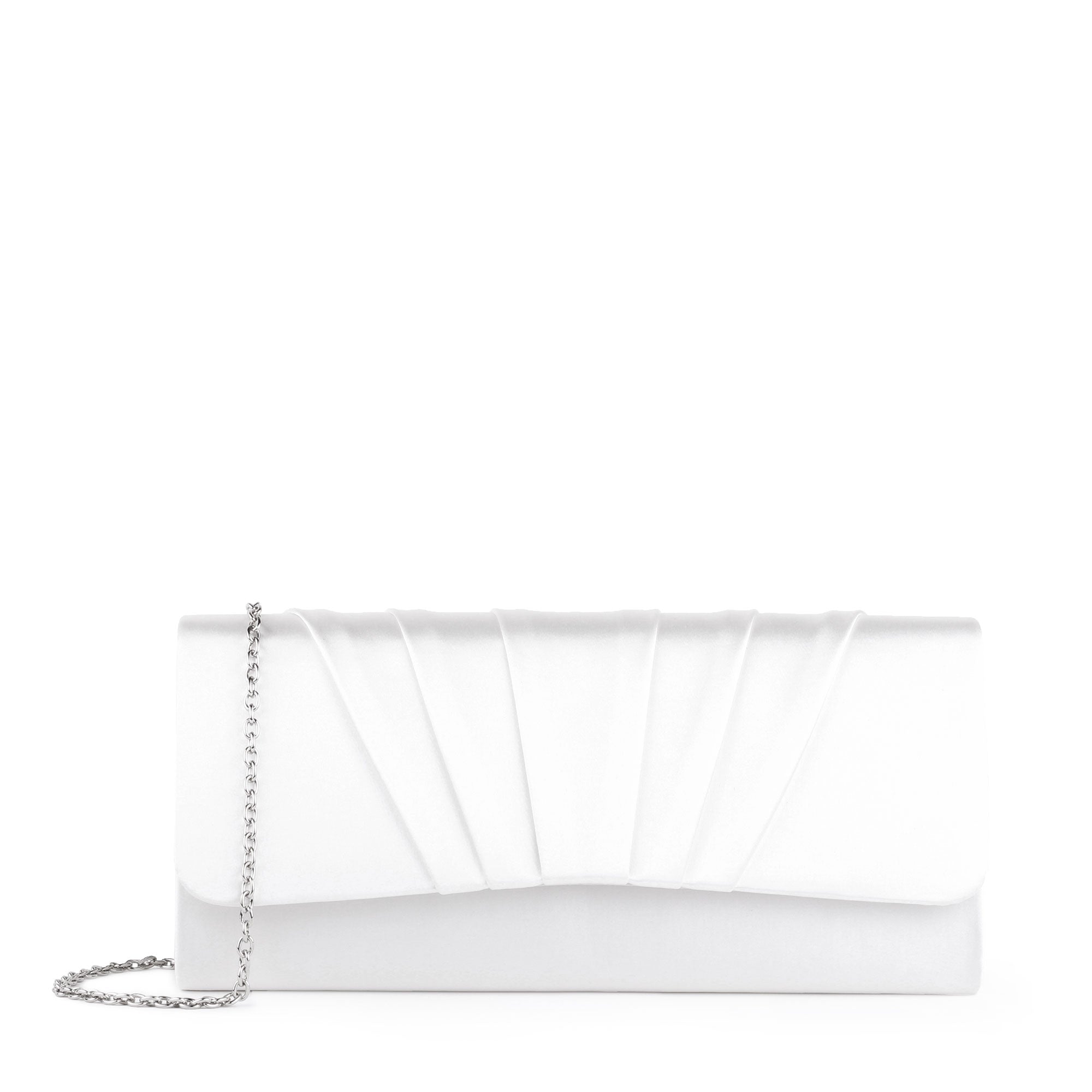 Women's Ivory Wedding Clutch Bag with addidtional strap