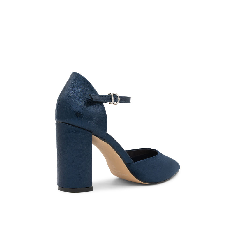 Royal Blue Strappy Block Heels Closed Toe Navy Blue Dsw Royal Blue