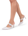 Amorette Mule Wedding Heel